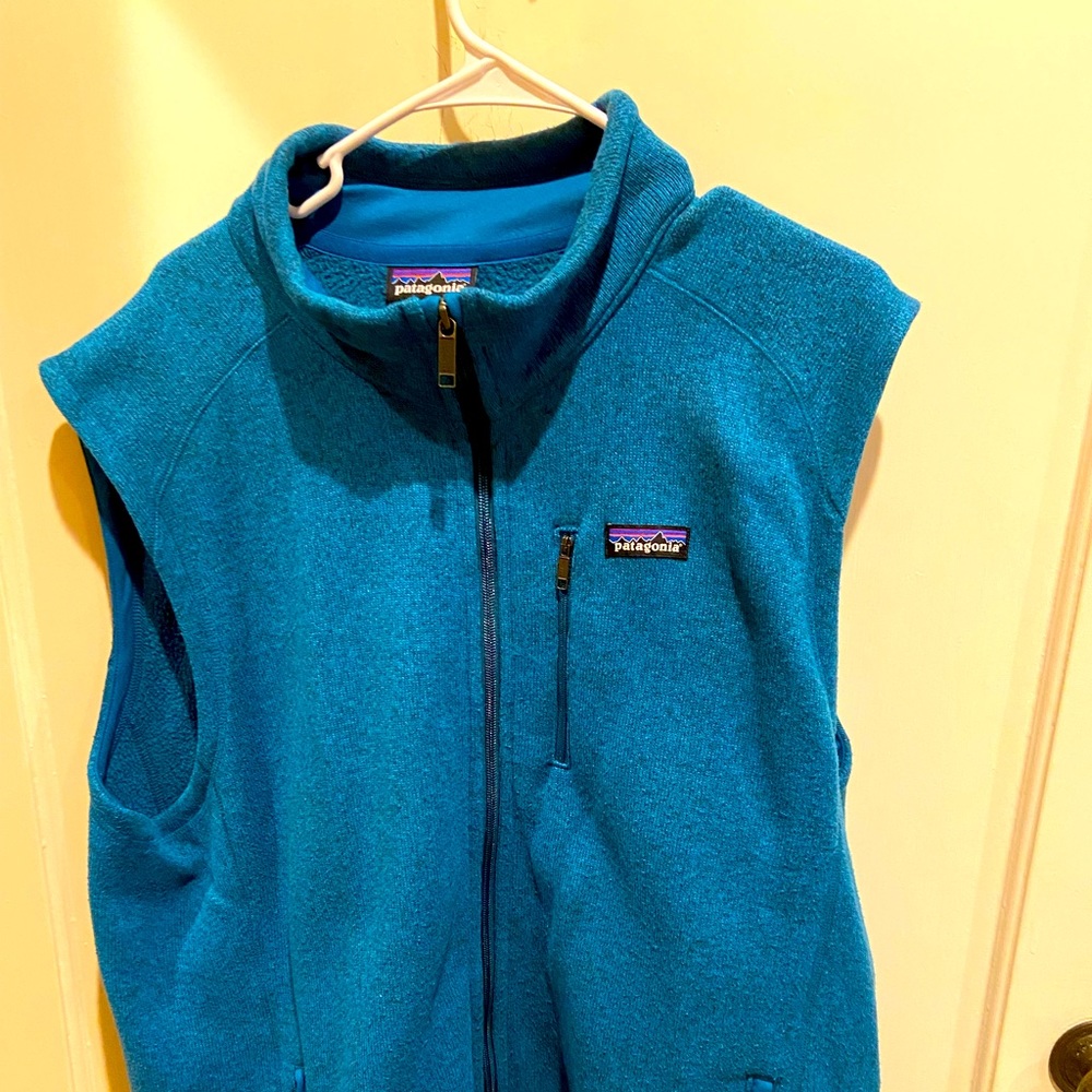 COPY - Blue Patagonia Fleece Vest XXL